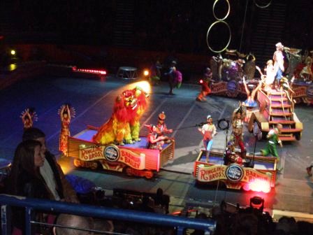 The circus parade